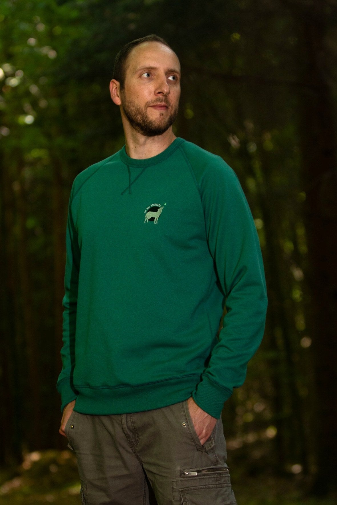 Sweatshirt Recycled and Made In France (Unisex) - Dark Green
