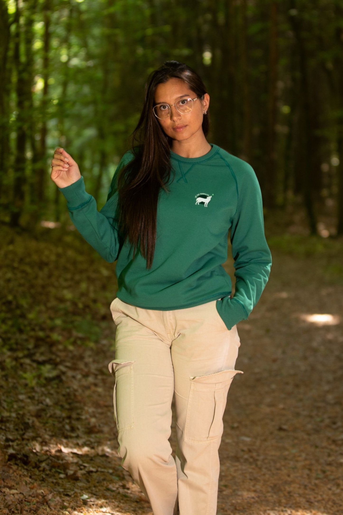 Sweatshirt Recycled and Made In France (Unisex) - Dark Green