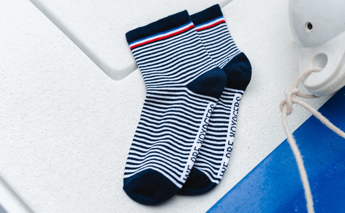 Chaussettes recyclées et fabriquées en France