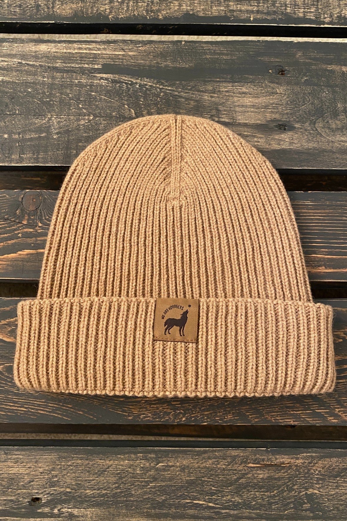 Recycled Wool Beanie - Camel