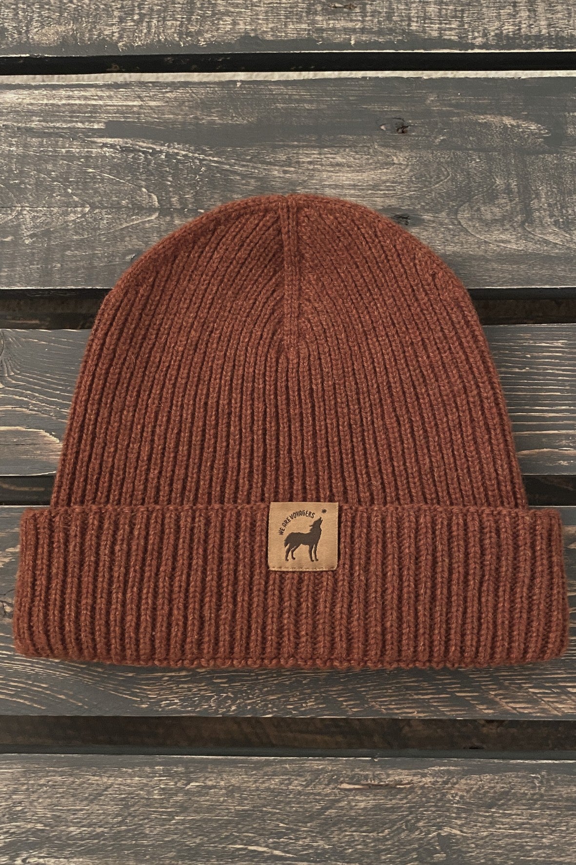 Recycled wool beanie - Fox