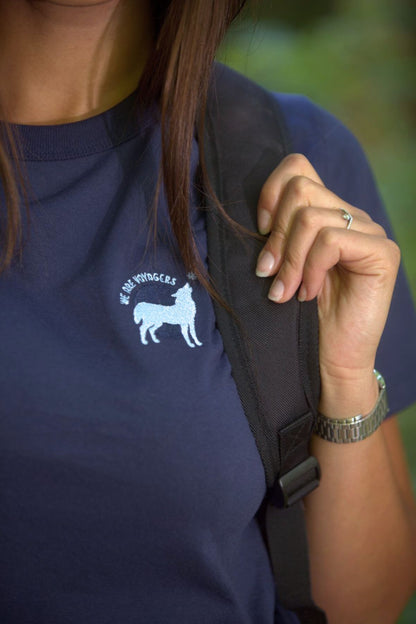 T-shirt mixte éco-responsable 100% recyclé et fabriqué en France - Bleu Navy