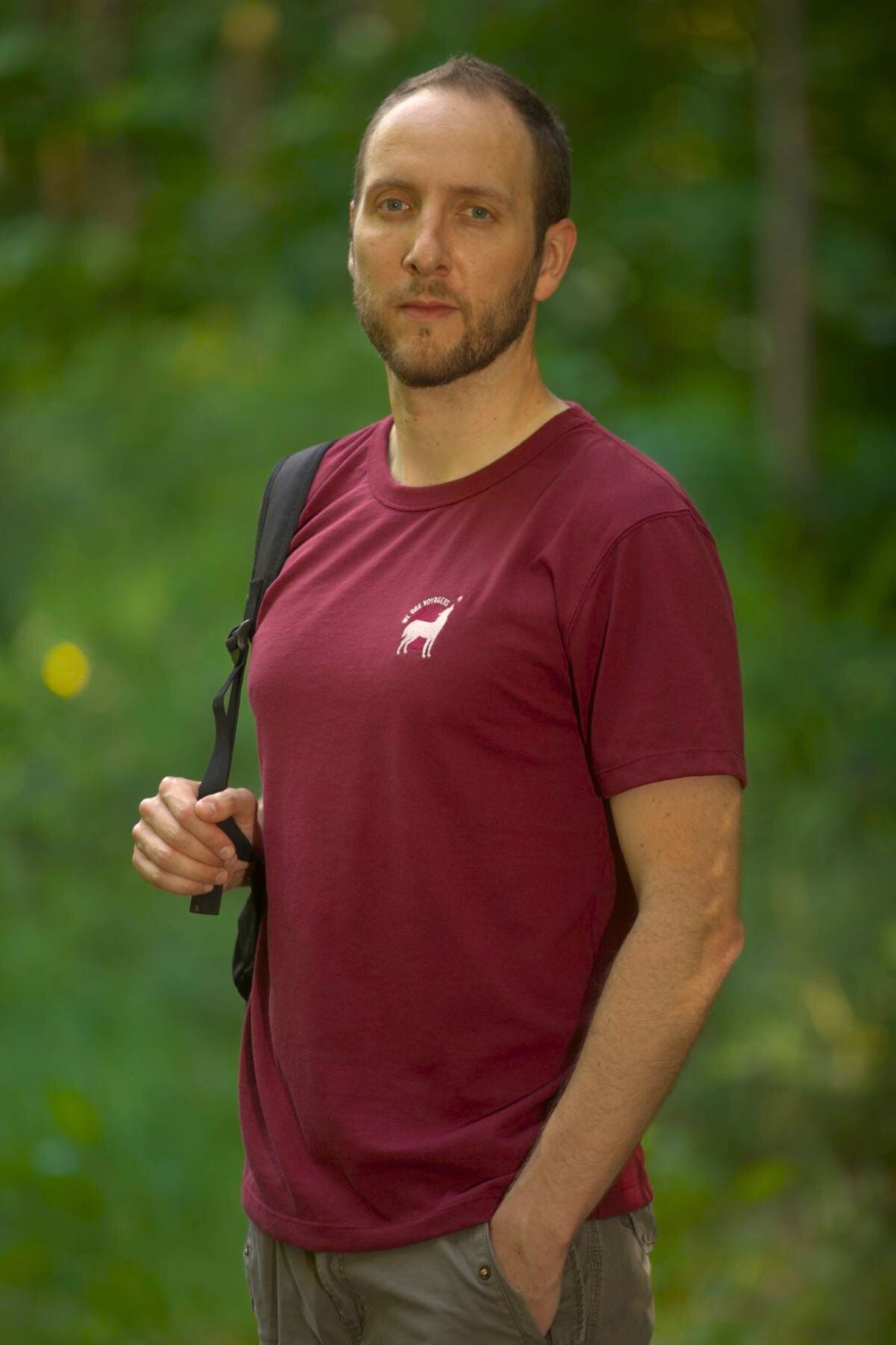 T-Shirt 100% Recycled and Made In France (Unisex) - Burgundy