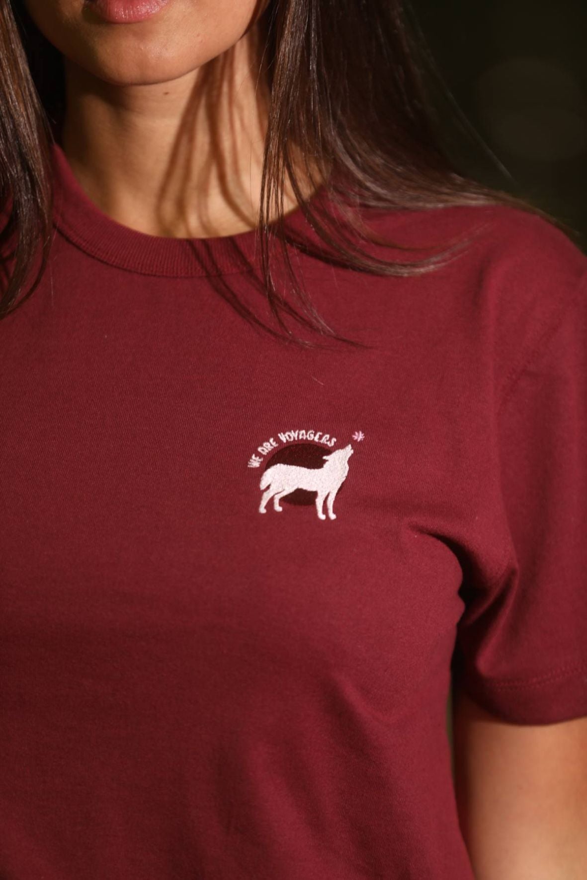 T-Shirt 100% Recycled and Made In France (Unisex) - Burgundy