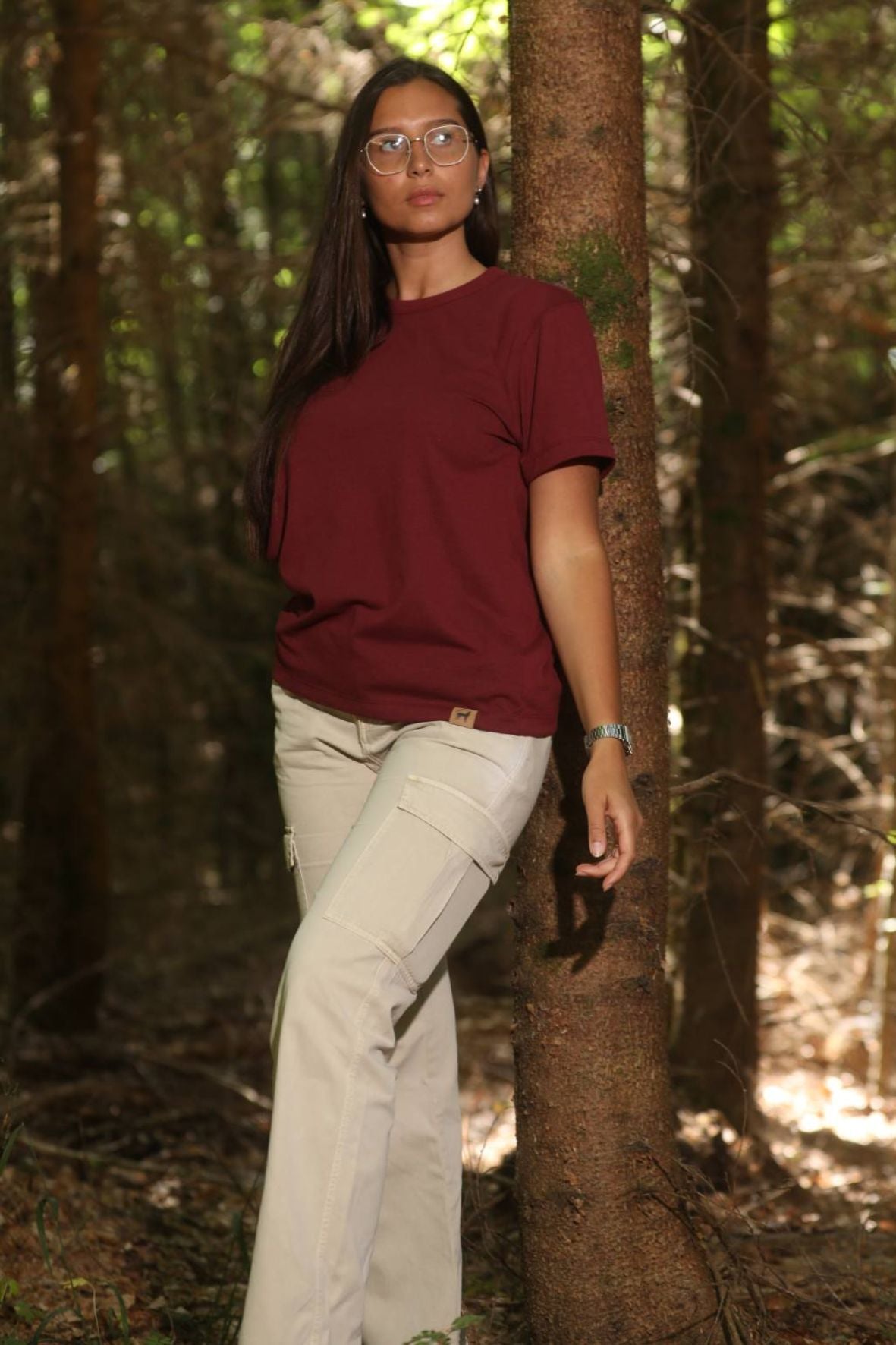 T-Shirt 100% Recycled and Made In France (Unisex) - Burgundy