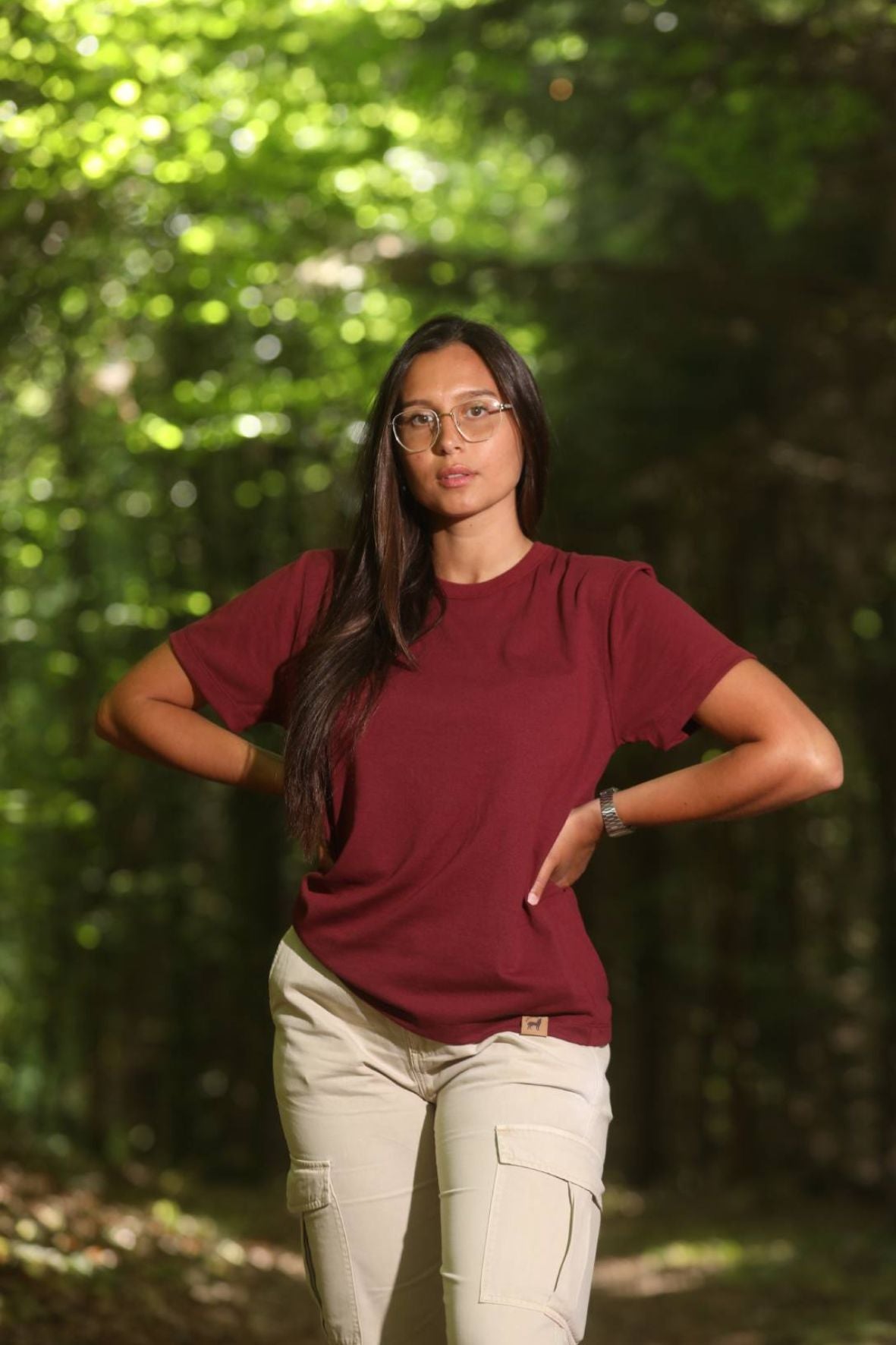 T-Shirt 100% Recycled and Made In France (Unisex) - Burgundy